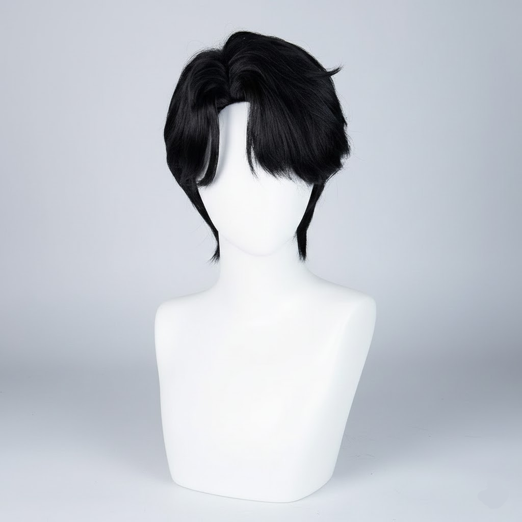 Wig Cosplay Hairpiece Kids Costume Party Wig Set