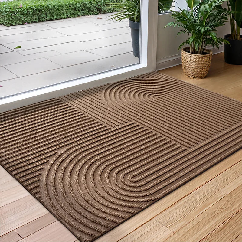 Waterabsorberende Deurmat met Antislip Rubberen Onderkant voor Binnen en Buiten
