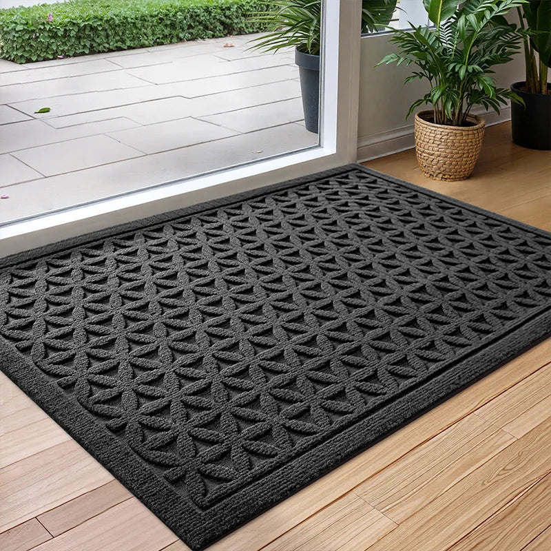 Waterabsorberende Deurmat met Antislip Rubberen Onderkant voor Binnen en Buiten