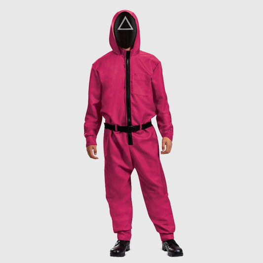 Mask Game Costume Jumpsuit Halloween Outfit