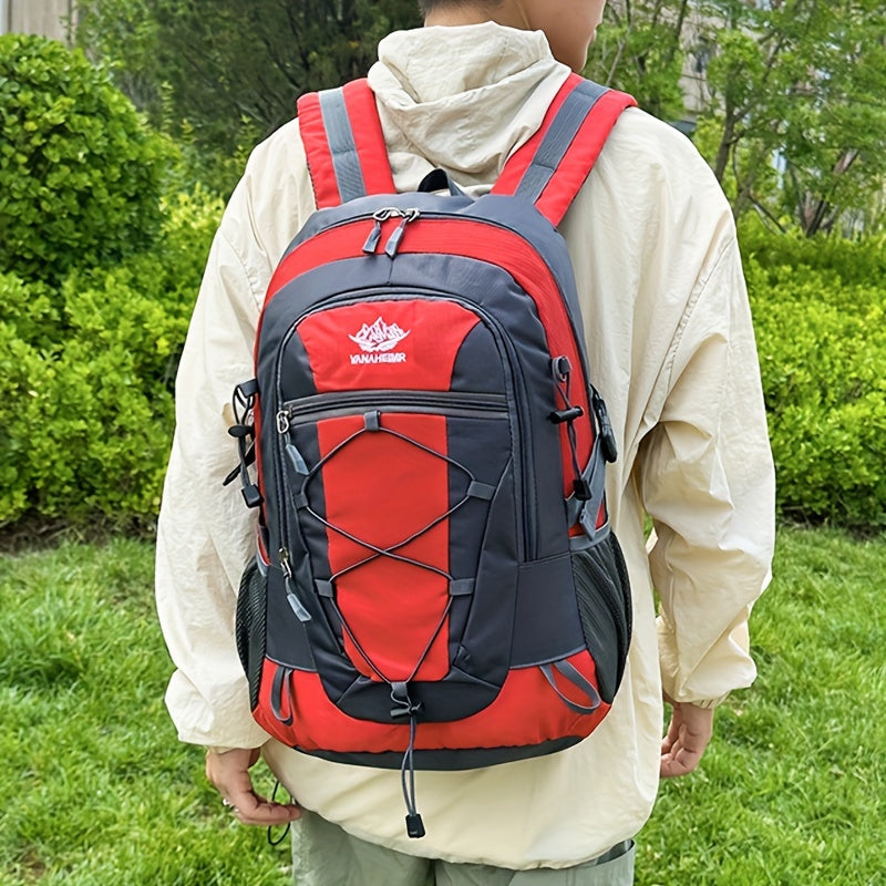 Multi Functional Outdoor Moutaineering Bag, Lightweight Travel Hiking Luggage Storage Backpack, Can Fix Hiking Poles, The Bag May Have a Slight Color Difference Due to Lighting