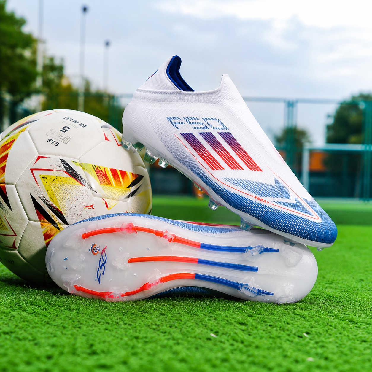 World Cup Soccer Cleats Football Boots Indoor Outdoor Play