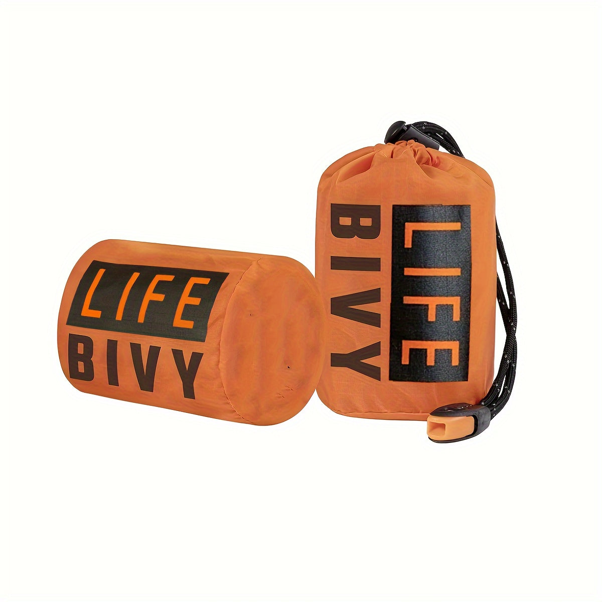 1/2pcs Emergency Sleeping Bag, Survival Bivy Sack, Emergency Blanket, Survival Gear for Outdoor Hiking Camping
