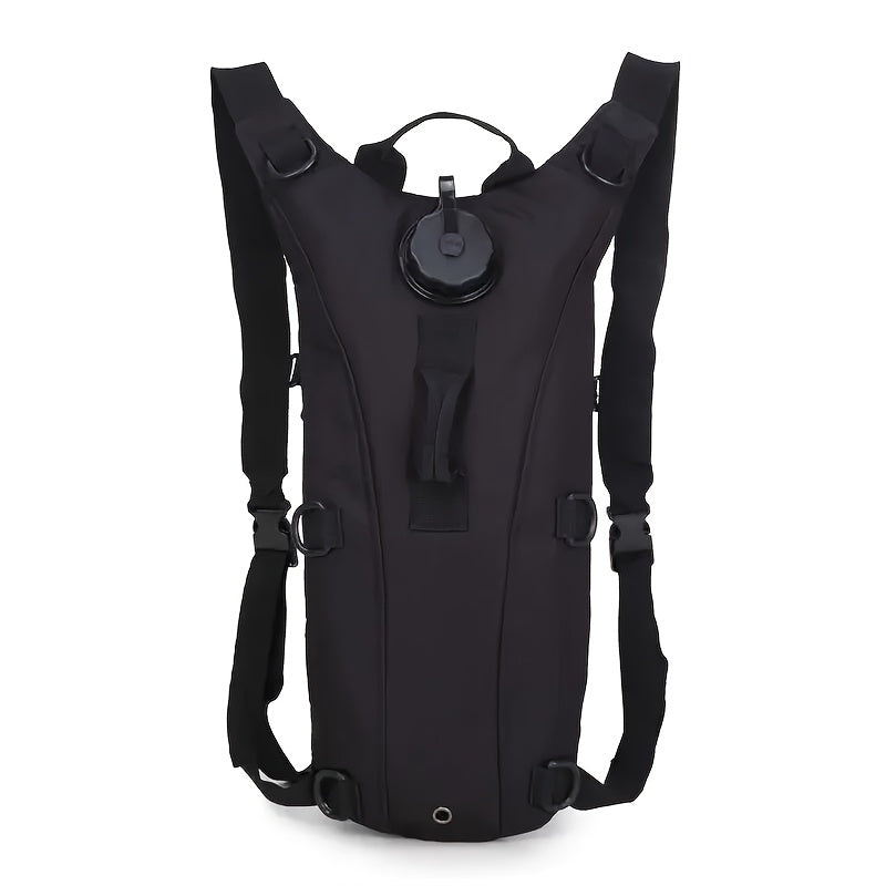 Hydration Backpack with 101.44oz Water Bladder - Tactical Water Bag Lightweight WithAdjustable Straps, Large Capacity for Hiking, Biking, Running & Climbing, Black, HikingBackpack