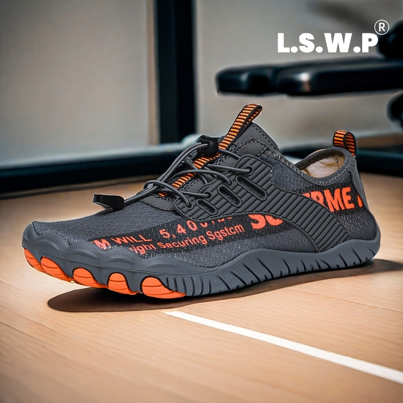 Men's Wading Shoes, Anti-Slip, Breathable Knit Mesh Indoor Yoga Shoes, Wide Toe Box
