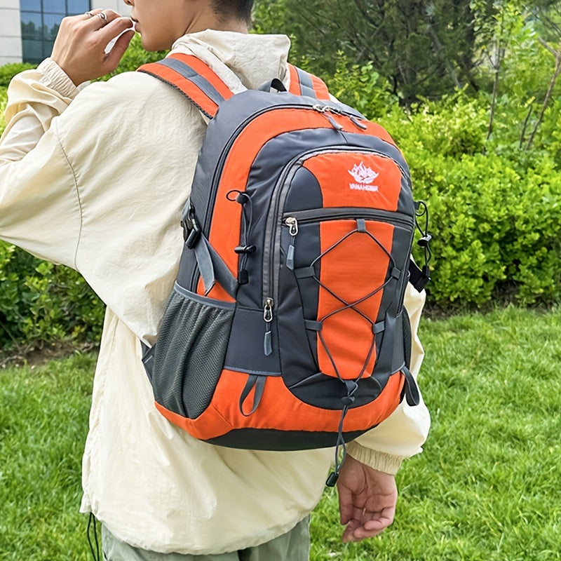 Multi Functional Outdoor Moutaineering Bag, Lightweight Travel Hiking Luggage Storage Backpack, Can Fix Hiking Poles, The Bag May Have a Slight Color Difference Due to Lighting