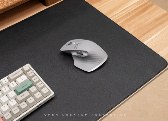 PU-Leren Bureauonderlegger met Antislip Onderkant voor Kantoor en Gaming