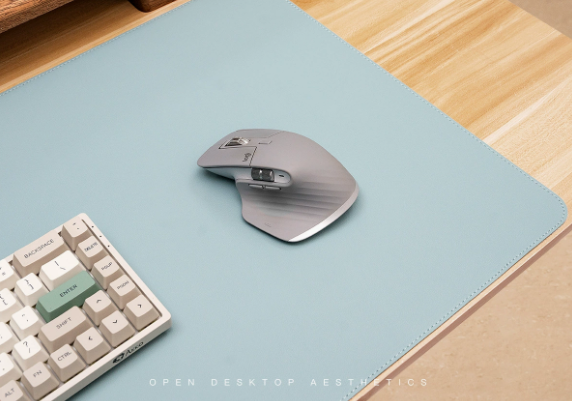 PU-Leren Bureauonderlegger met Antislip Onderkant voor Kantoor en Gaming