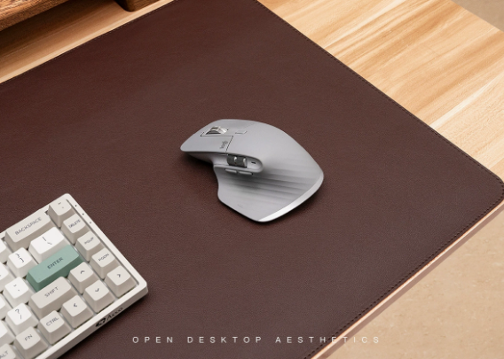 PU-Leren Bureauonderlegger met Antislip Onderkant voor Kantoor en Gaming