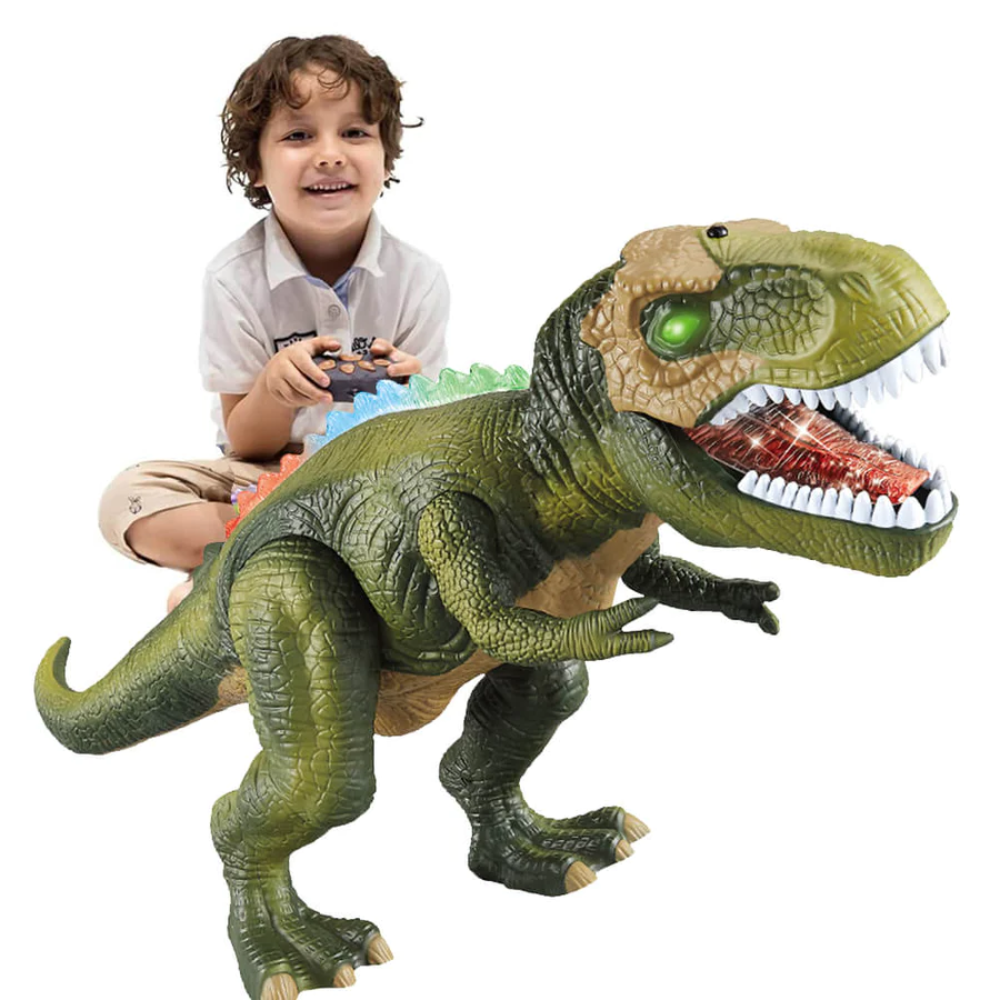Dinosaur Toy Remote Control Walking Roaring Interactive Figure