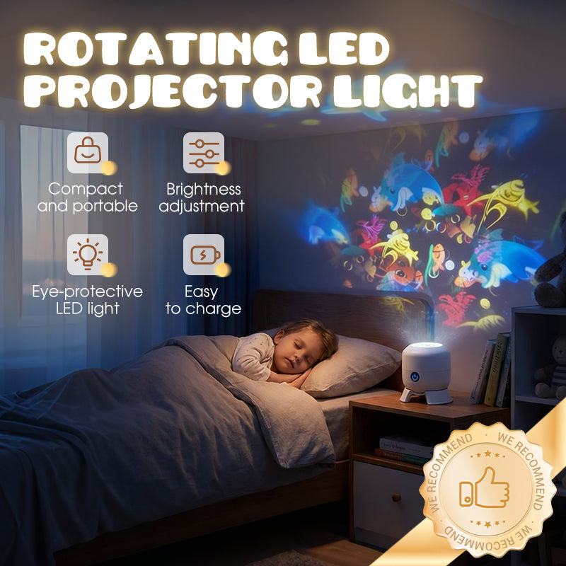 Vodlans™ Dynamic Rotating LED Projector Light