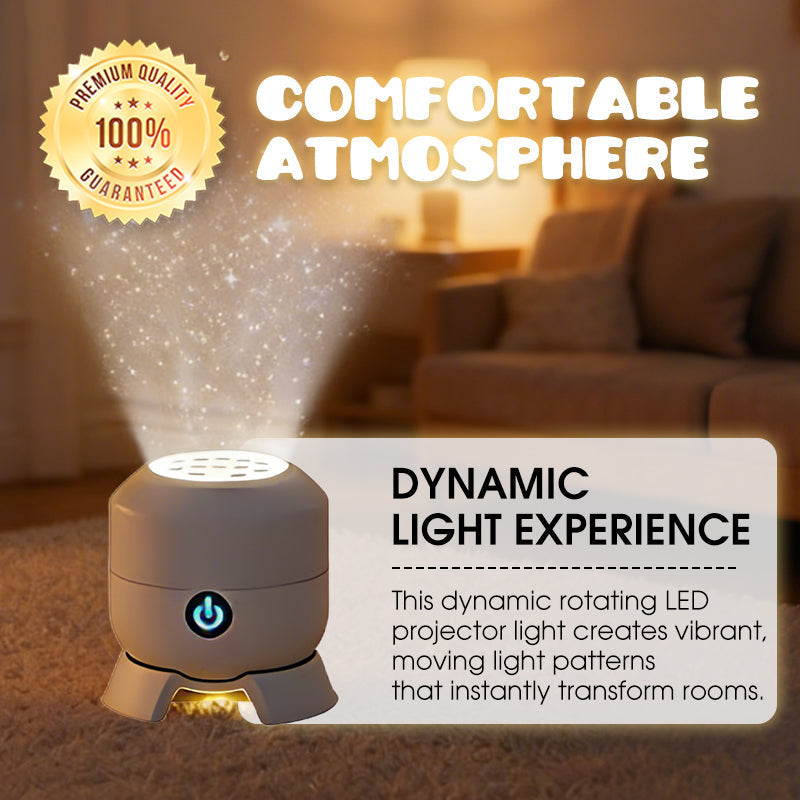 Vodlans™ Dynamic Rotating LED Projector Light