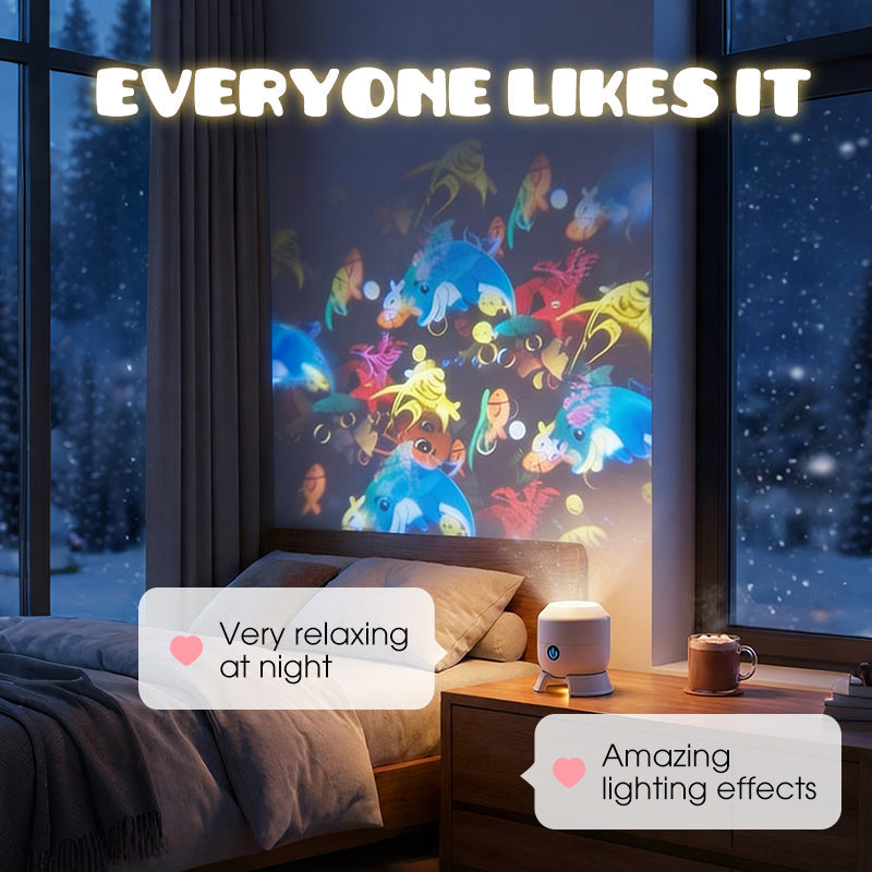 🌊 Timbe™ Dynamic Rotating LED Projector Light