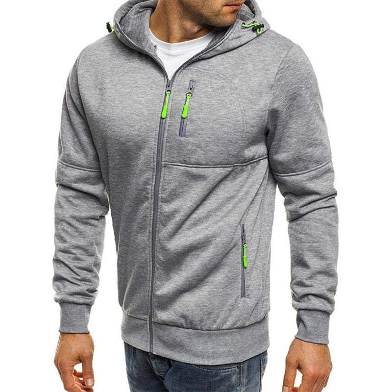 The Southern Atelier - Full-Zip Hoodie with Fleece Lining and Pockets for Workouts and Everyday Wear