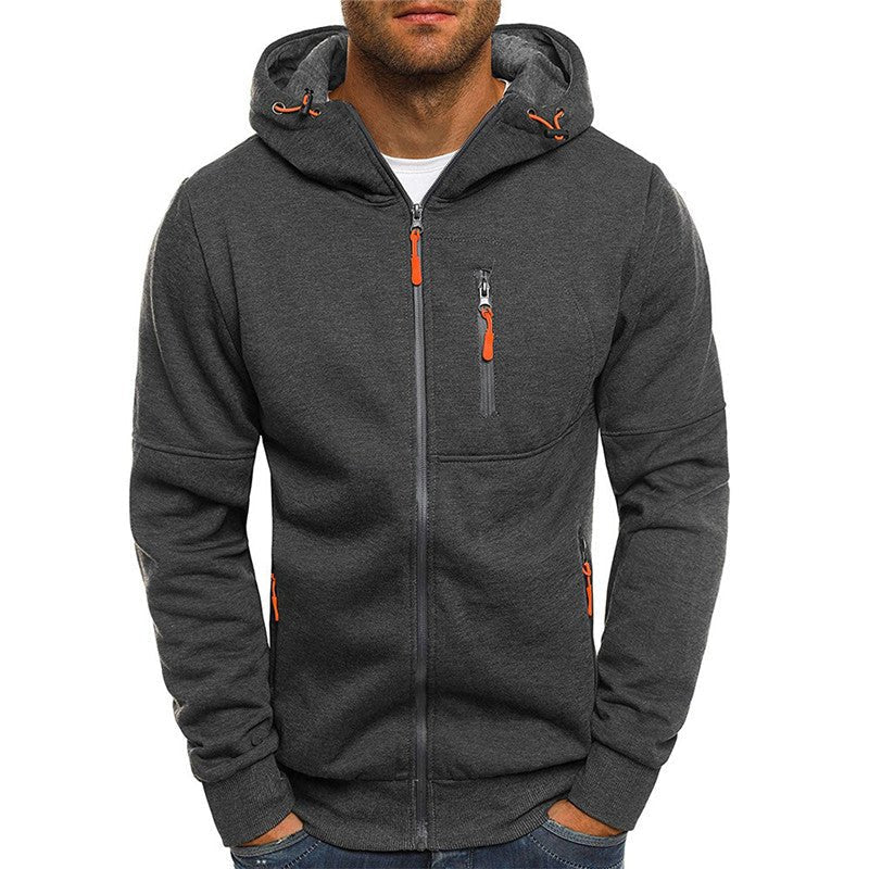 The Southern Atelier - Full-Zip Hoodie with Fleece Lining and Pockets for Workouts and Everyday Wear
