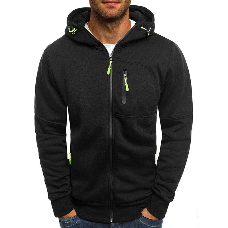 The Southern Atelier - Full-Zip Hoodie with Fleece Lining and Pockets for Workouts and Everyday Wear