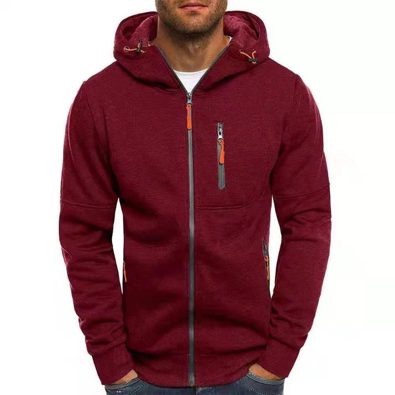 The Southern Atelier - Full-Zip Hoodie with Fleece Lining and Pockets for Workouts and Everyday Wear